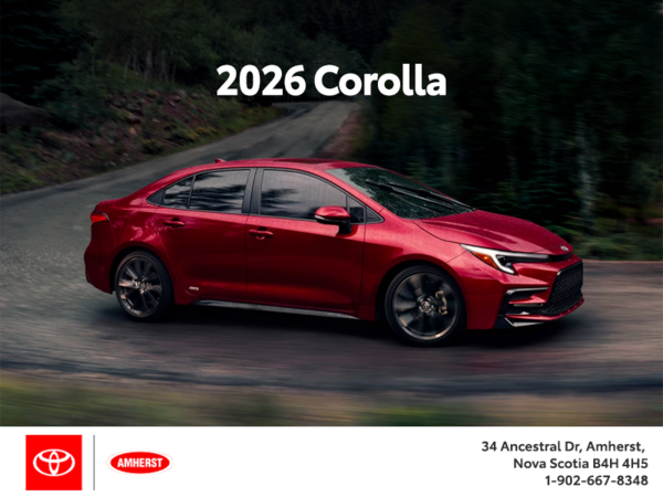 2026 Toyota Corolla