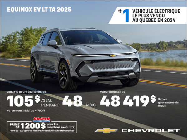 Procurez-vous le Chevrolet Equinox EV 2025