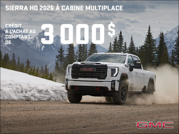 Le GMC Sierra HD à cabine multiplace 2026