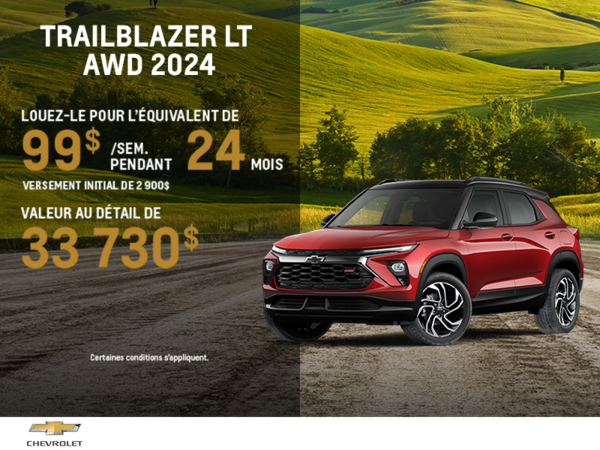 Le Chevrolet Trailblazer 2024