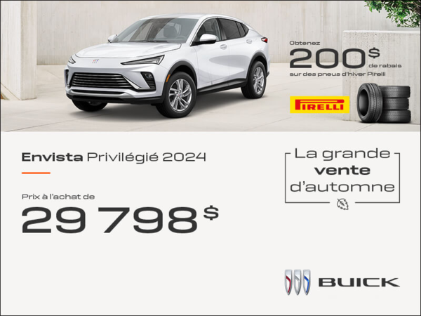 Procurez-vous la Buick Envista 2024