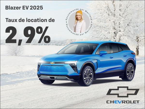 Procurez-vous le Chevrolet Blazer EV 2025