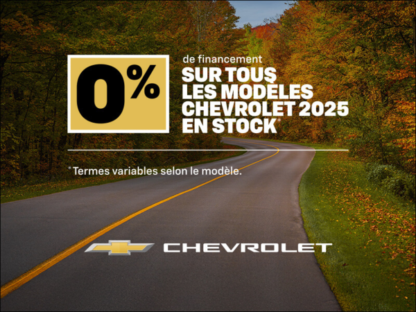 L'événement du mois Chevrolet
