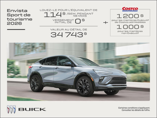 Procurez-vous la Buick Envista 2026