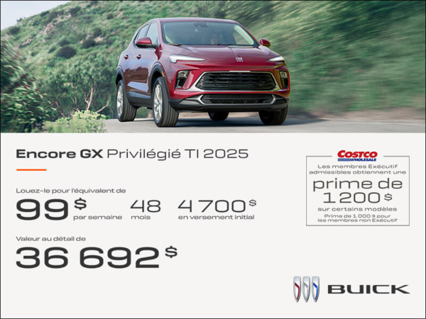 Procurez-vous le Buick Encore GX 2025
