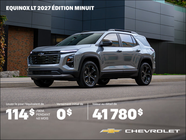 Procurez-vous le Chevrolet Equinox  2026