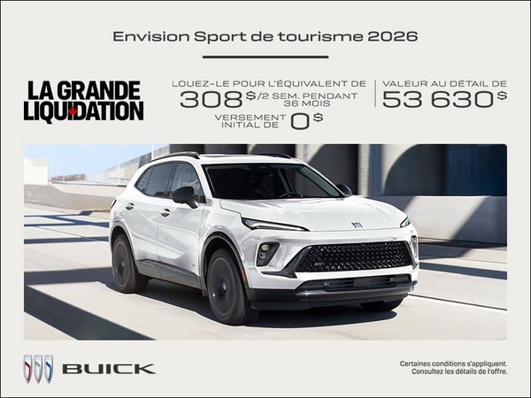Procurez-vous la Buick Envision 2026