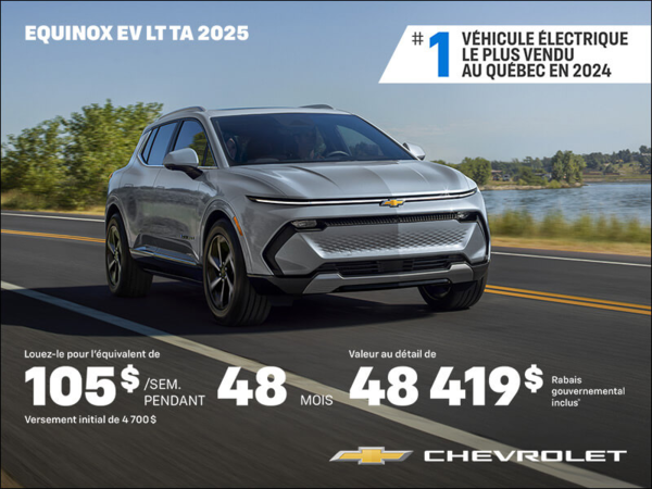 Procurez-vous le Chevrolet Equinox EV 2025