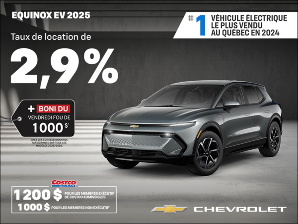 Procurez-vous le Chevrolet Equinox EV 2025