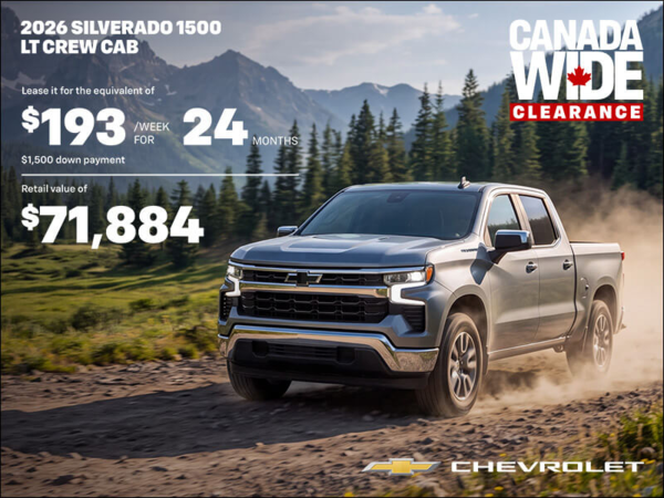 The 2026 Chevrolet Silverado 1500 LT