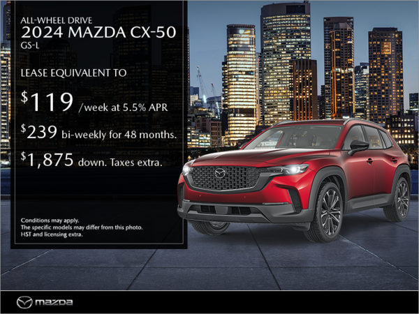 Lallo Mazda - Get the 2024 Mazda CX-50 Today!