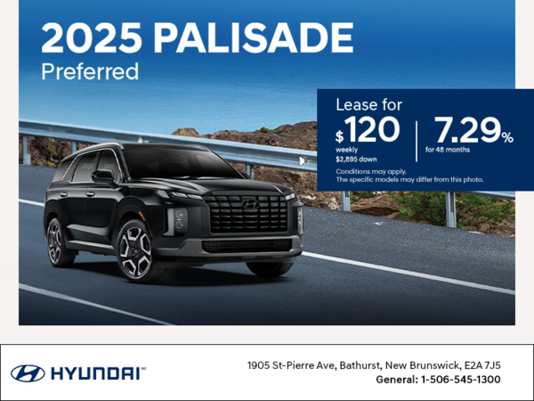 Get the 2025 Hyundai Palisade