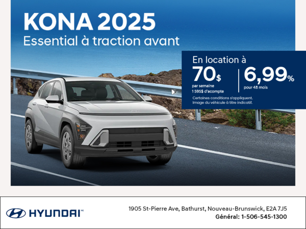 Procurez-vous le Hyundai Kona 2025