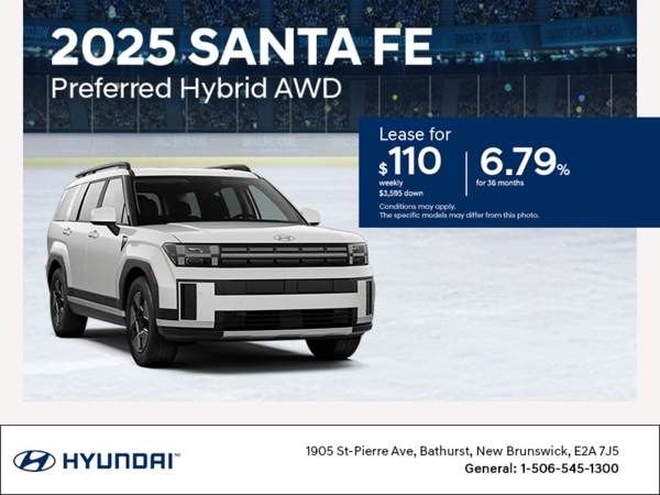 Get the 2025 Hyundai Santa Fe