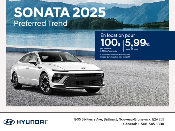 Procurez-vous le Hyundai Sonata 2025