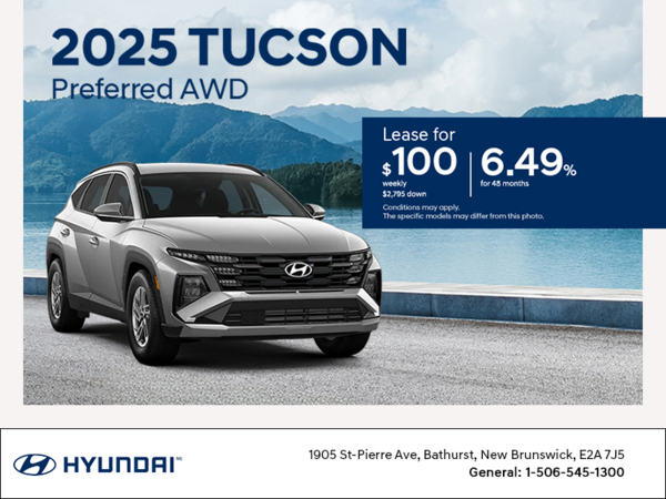 Get the 2025 Hyundai Tucson