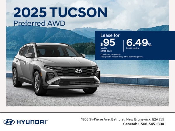 Get the 2025 Hyundai Tucson