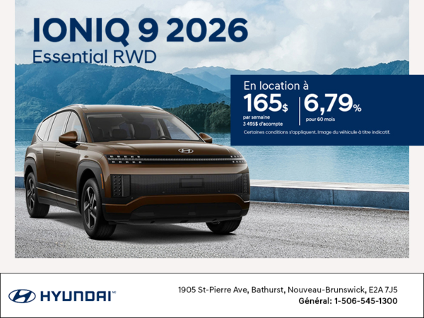 Procurez-vous le Hyundai Ioniq 9 2026