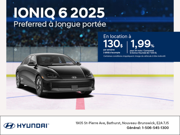 Procurez-vous le Hyundai Ioniq 6 2025