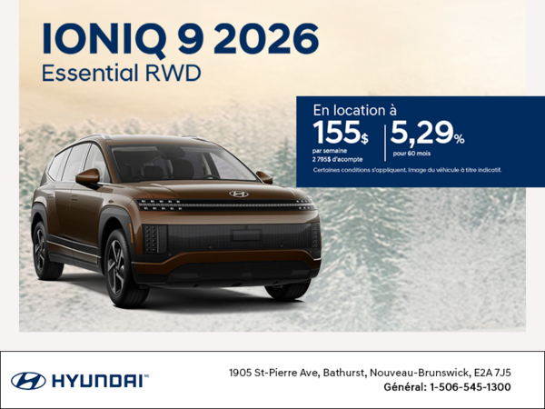 Procurez-vous le Hyundai Ioniq 9 2026