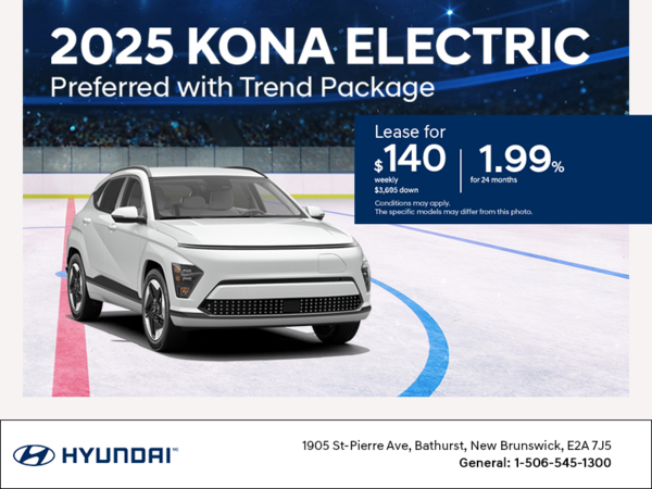 Get the 2025 Hyundai KONA Electric