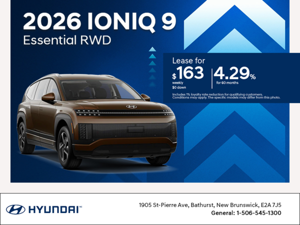 Get the 2026 Hyundai IONIQ 9