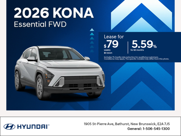 Get the 2026 Hyundai Kona