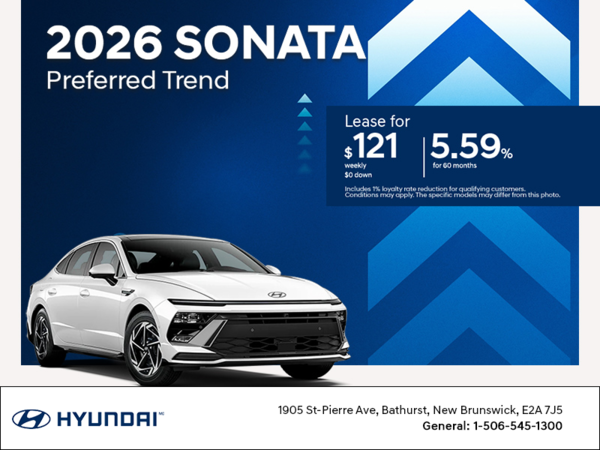 Get the 2026 Hyundai Sonata