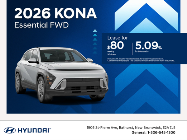 Get the 2026 Hyundai Kona
