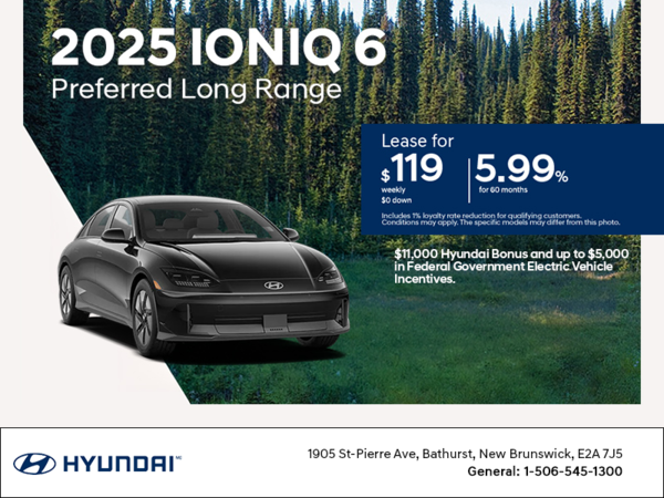 Get the 2025 Hyundai IONIQ 6
