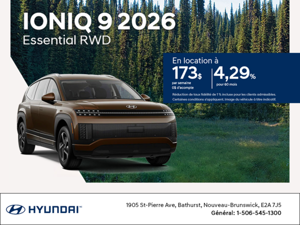 Procurez-vous le Hyundai Ioniq 9 2026