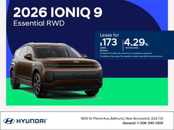 Get the 2026 Hyundai IONIQ 9