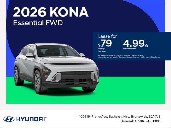 Get the 2026 Hyundai Kona