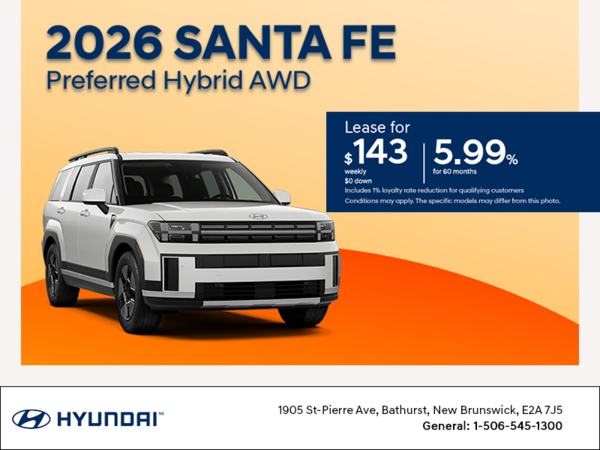 2026 Hyundai Santa Fe Hybrid