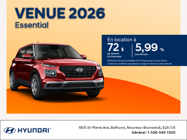 Hyundai Venue 2026