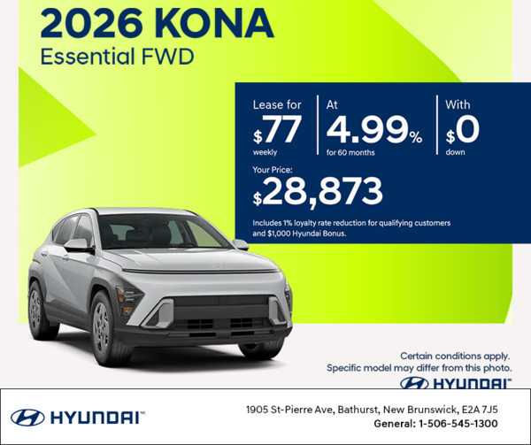 2026 Hyundai Kona