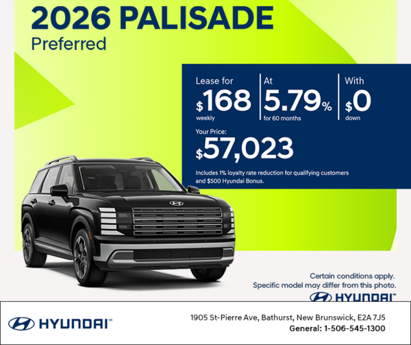 2026 Hyundai Palisade