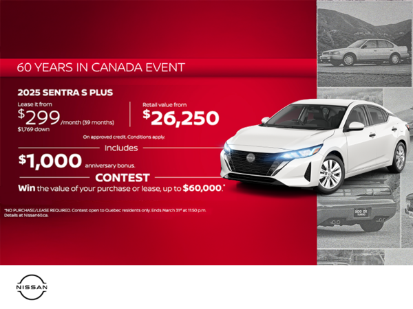 Get the 2025 Sentra S Plus Today!