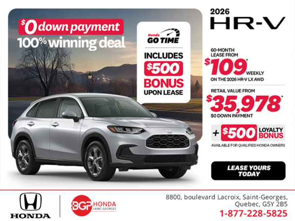 Get the 2026 Honda HR-V!