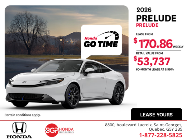 Get the 2026 Honda Prelude!