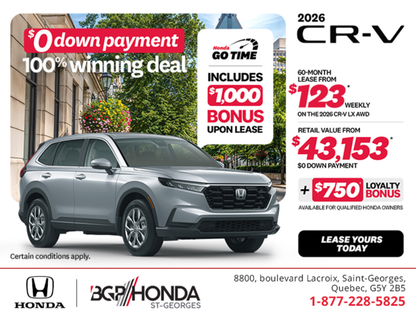 Get the 2026 Honda CR-V!