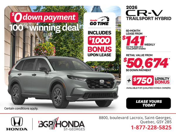 Get the 2026 Honda CR-V Hybrid!