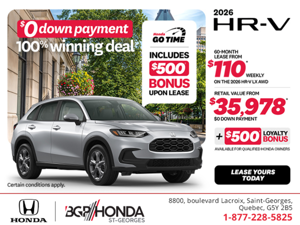 Get the 2026 Honda HR-V!