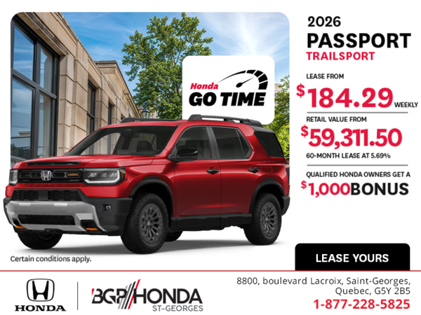 Get the 2026 Honda Passport!