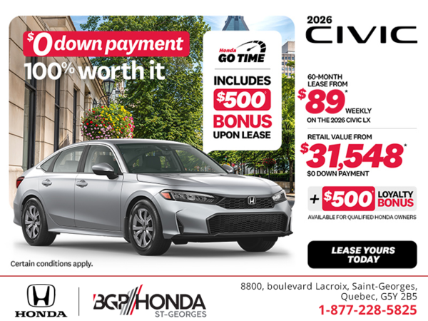Get the 2026 Honda Civic!