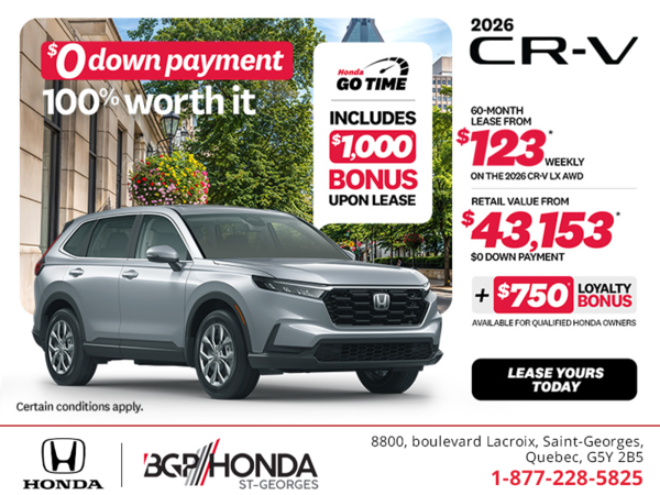 Get the 2026 Honda CR-V!