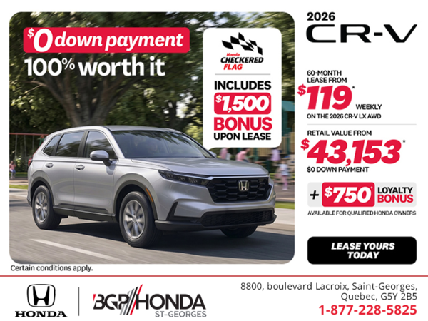 Get the 2026 Honda CR-V!
