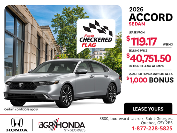 Get the 2026 Honda Accord!