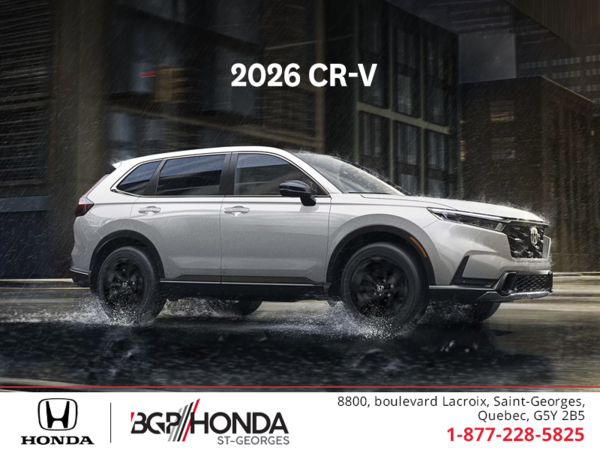 Get the 2026 Honda CR-V!