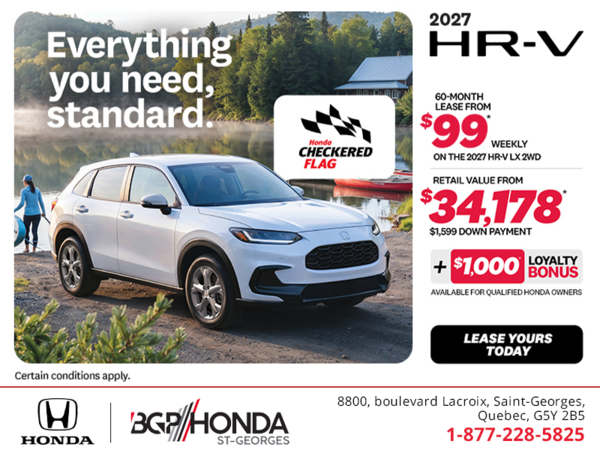 Get the 2027 Honda HR-V!